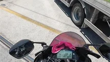 Eskişehir'de Motosiklet Kazası Tehlikesi