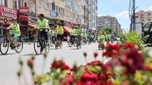 Elazığ'da Sağlıklı Yaşam İçin Pedal Çevirildi