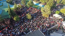 Edirne'de Milli Maç Coşkusu