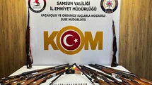 Samsun'da Kaçak Silah Operasyonu