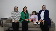 Başkan Durgut ve Kaymakam Yayabaşı ailelerle buluştu