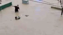 Kırşehir'de Sel Sularında Tehlike Anı