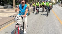 Denizli'de Sağlıklı Yaşam İçin Pedal Çevirildi