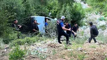 Osmaniye'de Uçurum Kazası