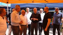 Düzce'de Başkan Özlü Esnafla Bir Araya Geldi