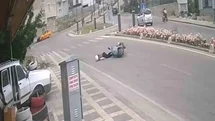 Karaman'da Motosiklet Kazası