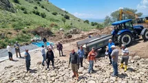 Afyonkarahisar'da İmece ile Su Hattı Yenileme