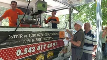 Burhaniye’de lokma hayrı geleneği devam ediyor