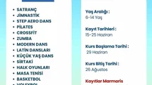 Marmaris Belediyesi’nden çocuklar için 17 branşta ücretsiz yaz kursu