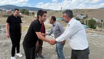 Sarıkamış'ta Parke Taşı Çalışmaları İncelendi