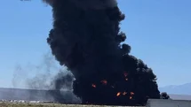 ABD’ye ait B-52 bombardıman uçağı kazasının ardından çekilen yeni görüntüler ortaya çıktı