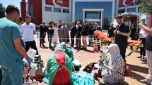 ADÜ’de tatbikat başarıyla yapıldı