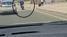 Trafikte tek teker yaparak ilerleyen sürücüye 46 bin TL ceza