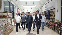 Vali Musa Işın’dan Kervansaray Çiniciler Çarşısı’na ziyaret