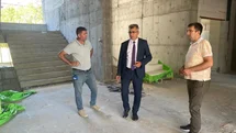 Söke Atatürk Ortaokulu inşaatında çalışmalar sürüyor
