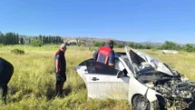 Çorum’da otomobil şarampole devrildi: 1 ölü