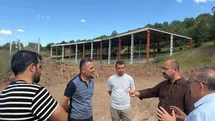 Tosya’da güreş sahasını yenileme çalışmaları sürüyor