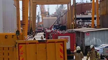 Tuzla’da tersanede bakımdaki gemide çıkan yangın söndürüldü