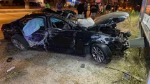 Bodrum’da takla atan otomobildeki 3 kişi yaralandı
