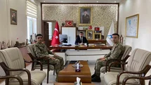 Çıldır 2. Hudut Tabur Komutanı Günfer’den Kaymakam Akköz’e ziyaret
