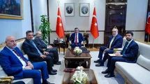 Cumhurbaşkanı Yardımcısı Yılmaz, Lübnan Başbakan Yardımcısı Mitri ile görüştü