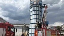 Kastamonu'da Ahşap Kapı Fabrikasında Yangın