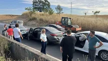 Tekirdağ'da İki Zincirleme Kaza