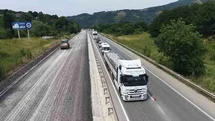 Yalova-Bursa Yolunda Asfaltlama Devam Ediyor