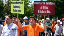 Çorum'da Bağımlılıkla Mücadele Yürüyüşü