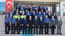 Erzincan'da Emniyet Personeline Rütbe Töreni