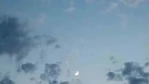 Ankara'da Hilal ve Yıldız Görüntüsü
