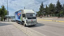 Kalabak su kamyonunun çarptığı 9 yaşındaki çocuk ağır yaralandı
