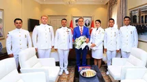 Sahil Güvenlik komutanından Vali Akbıyık’a ziyaret