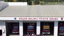 Bursa İtfaiyesi'nden Milli Takıma Destek