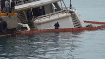Sinop'ta Lüks Yatta Kurtarma Çalışmaları