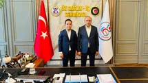 Başkan Aküzüm HAK-İŞ Genel Başkan Yardımcısı Sert ile Buluştu