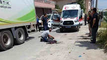 Kırıkkale'de Kamyon Çarpması