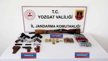 Yozgat’ta ruhsatsız silahlara el konuldu