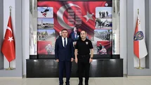 Yargıtay’a atanan Başsavcı Karakülah’tan Emniyet Müdürü Yılmaz’a veda ziyareti