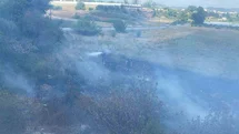 Otluk alanda çıkan yangın seralara sıçramadan söndürüldü