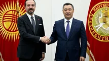 Kırgızistan'da Zorlu ve Caparov Görüşmesi