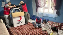 VAN'da Kızılay'dan Tekerlekli Sandalye Desteği