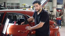 Gaziantep'te Dolu Yağışı Sonrası Araç Onarımları Devam Ediyor