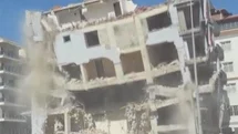 Hatay'da Yıkılan 6 Katlı Bina