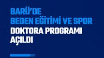 Bartın'da Yeni Doktora Programı Açıldı
