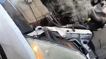 Adıyaman'da Seyir Halindeki Araç Yandı