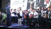 Cizre’de öğretmen ve öğrencilerden konser