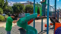 Efeler'de Park Onarımları Başladı