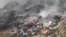 Çöp döküm alanındaki yangın ormana sıçradı