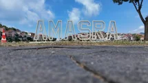 Amasra’ya ışıklı tabela